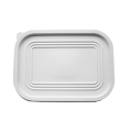 Biodegradable corn starch food  tray with lid Eco- friendly Corn Starch Lunch Box
